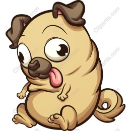 Whimsical Pug