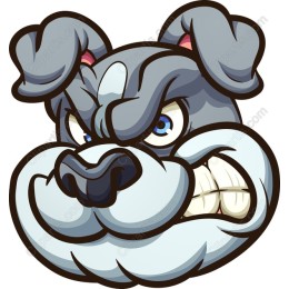 Fierce Bulldog Head