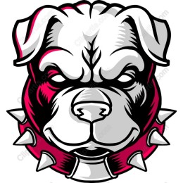 Fierce Bulldog Head