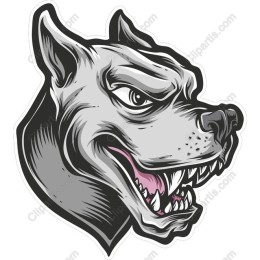 Fierce Dog Head