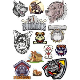 Bulldogs Set: Fierce & Adorable