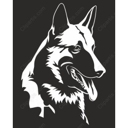 German Shepherd Drawing