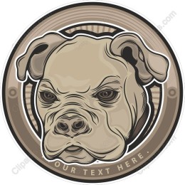 Customizable Dog Head