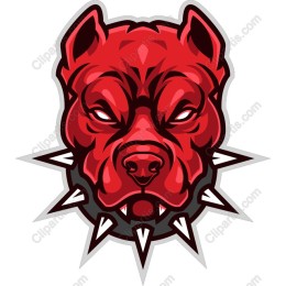 Fierce Red Pitbull