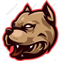 Fierce Bulldog Head