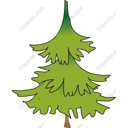 Whimsical Evergreen Tree