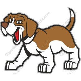Playful Cartoon Dog