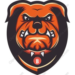 Fierce Bulldog Head