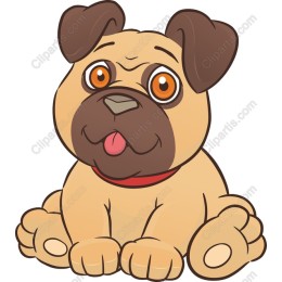Cartoon Pug