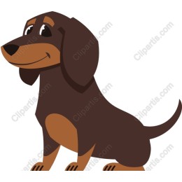 Dachshund Love: Charming Cartoon