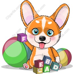 Playful Corgi Puppy