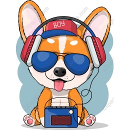 Corgi DJ