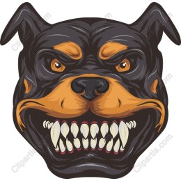 Fierce Rottweiler Face