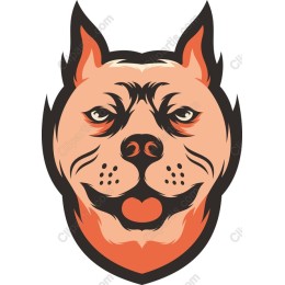 Stylized Dog Head