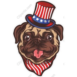 Patriotic Pug