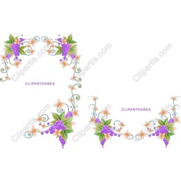 Elegant Grape Vines Set