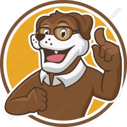 Charming Dog Character