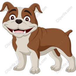 Charming Playful Dog Cartoon