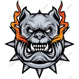 Ferocious Bulldog Emblem