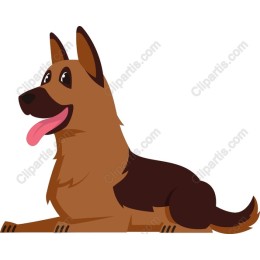Playful German Shepherd
