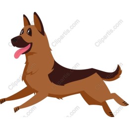 German Shepherd Playful