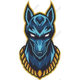Stylized Blue Wolf