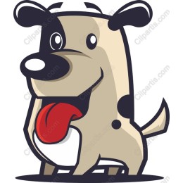 Adorable Cartoon Dog