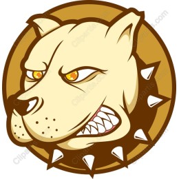 Fierce Pit Bull Head
