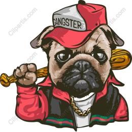 Gangster Pug