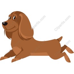 Playful Cartoon Dog