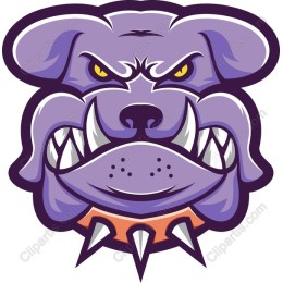 Fierce Purple Bulldog