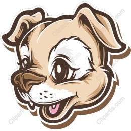 Playful Puppy Face