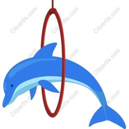 Joyful Dolphin Hoop