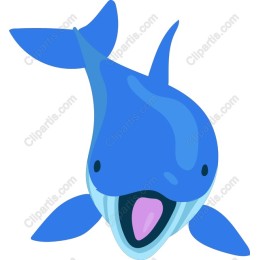 Cheerful Blue Whale
