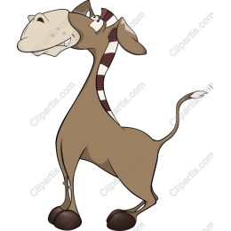 Playful Cartoon Goat