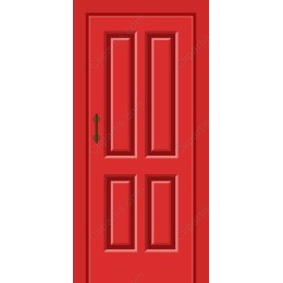 Vibrant Red Door