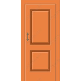 Vibrant Orange Door