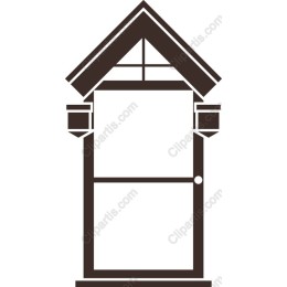 Classic Gabled Door