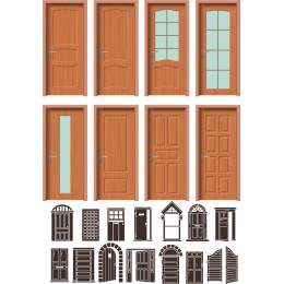 Versatile Door Clipart Bundle: