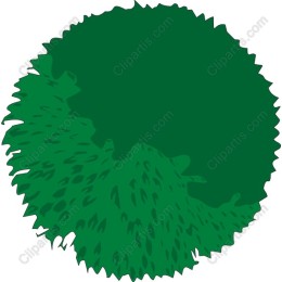 Lush Green Mossy Sphere