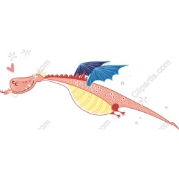 Charming Cartoon Dragon