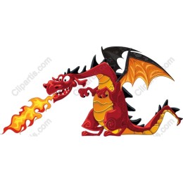 Vibrant Cartoon Dragon