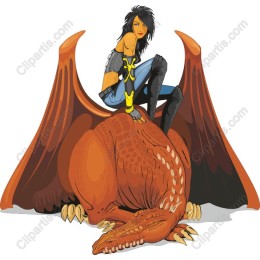 Fierce Dragon Rider