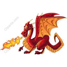 Playful Red Dragon