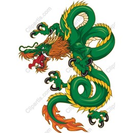Majestic Green Dragon