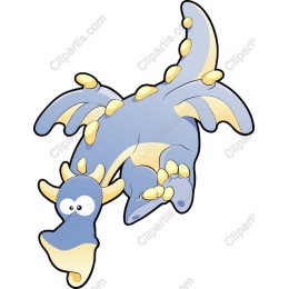 Whimsical Blue Dragon
