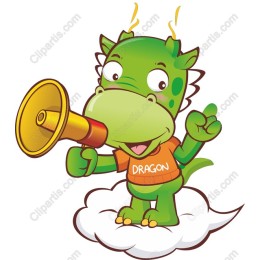 Cheerful Dragon Mascot