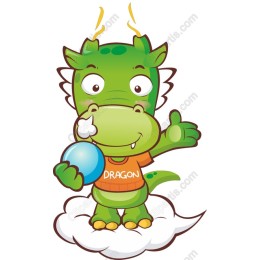Playful Cartoon Dragon