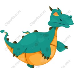 Playful Cartoon Dragon