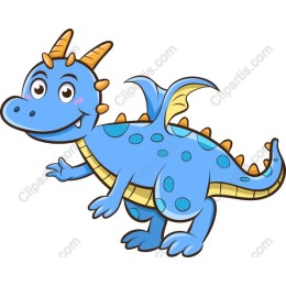 Charming Blue Dragon